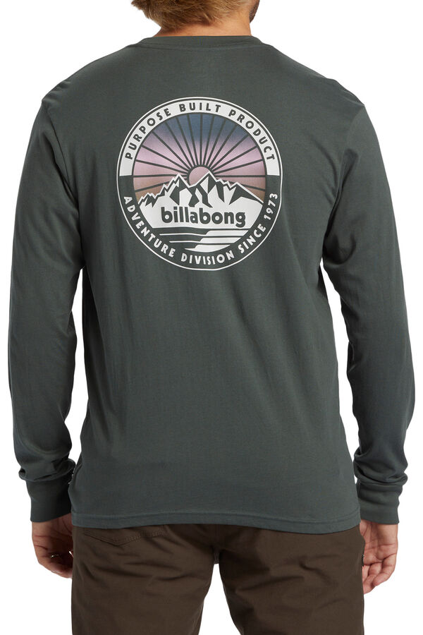 Billabong Camiseta de manga larga para Hombre negro