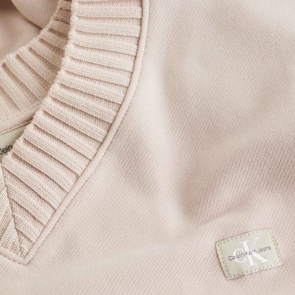 Calvin Klein Sudadera de mujer sin capucha rosa