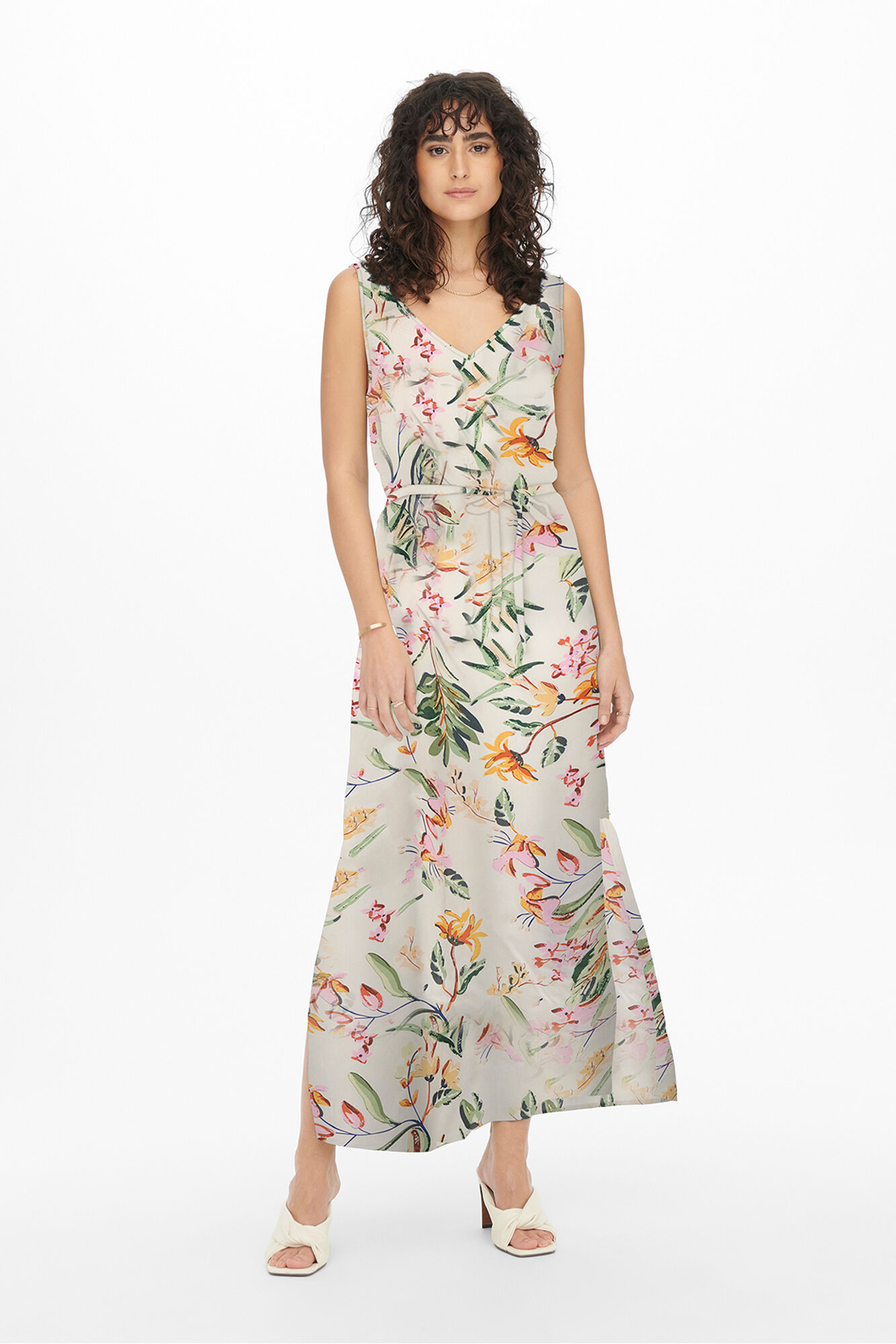 JDY Vestido comprido flu&iacute;do