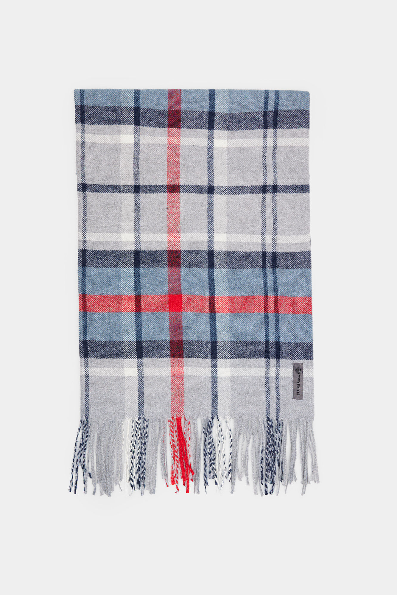 Springfield Cachecol maxi com padr&atilde;o de xadrez