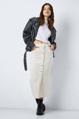 Noisy May Saia denim midi cru