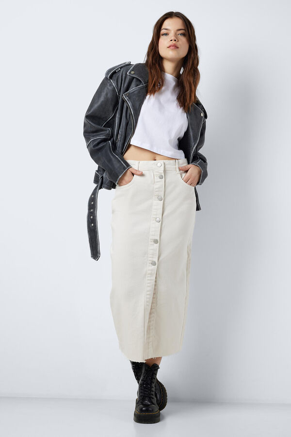 Noisy May Saia denim midi cru