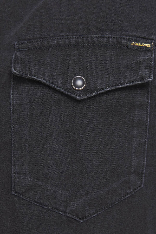 Jack & Jones PLUS Camisa vaquera loose fit PLUS negro