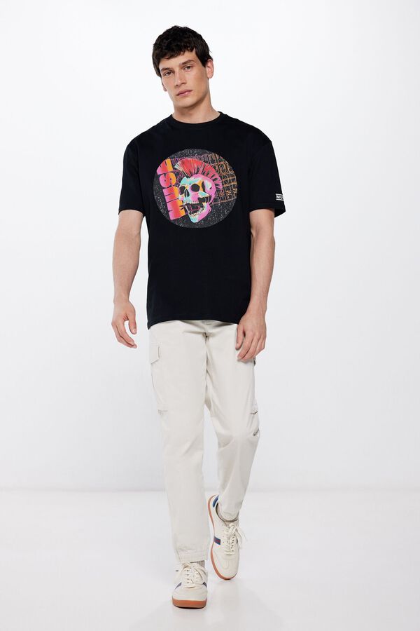 Springfield Camiseta Muse Skull negro
