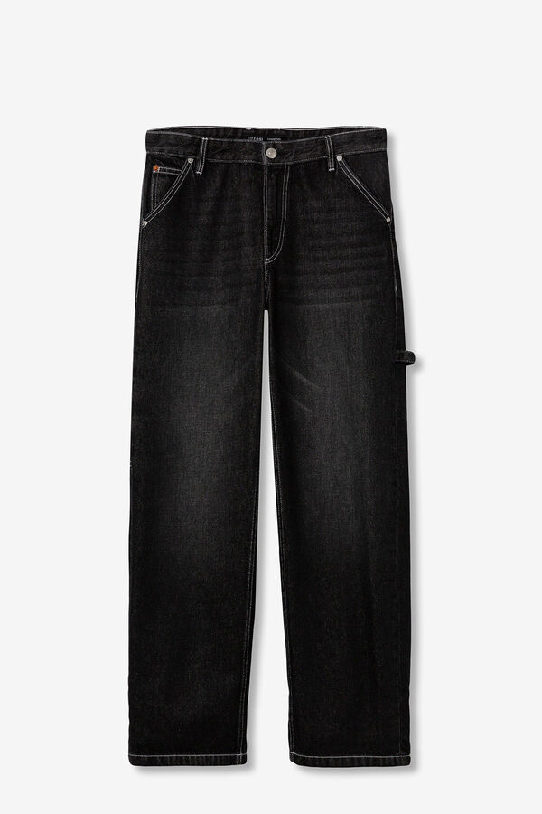 Tiffosi Young Jeans Super Baggy Fit negro
