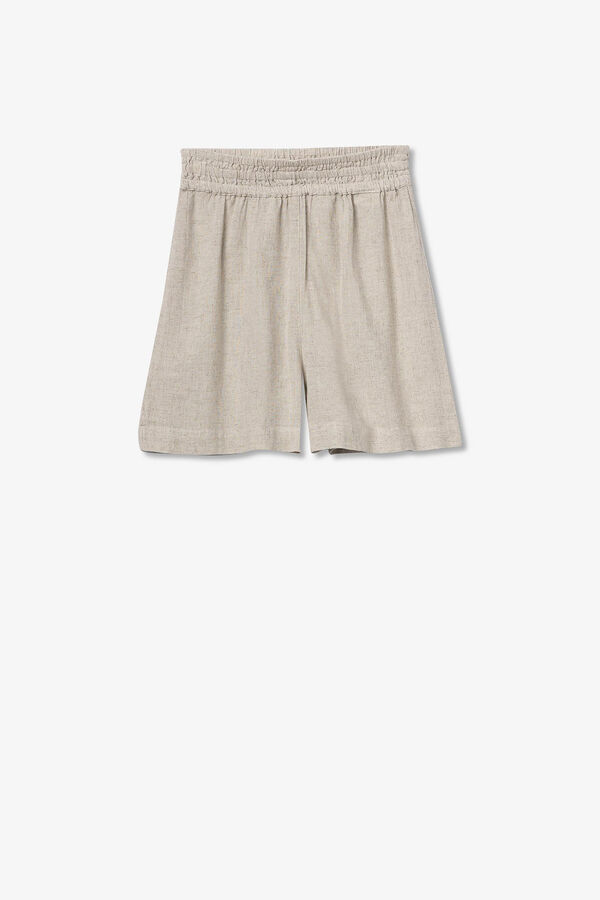 Tiffosi Pantalón de lino nude