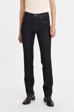 Springfield Jeans Straight De Talle Alto 724™ con Lyocell azul oscuro