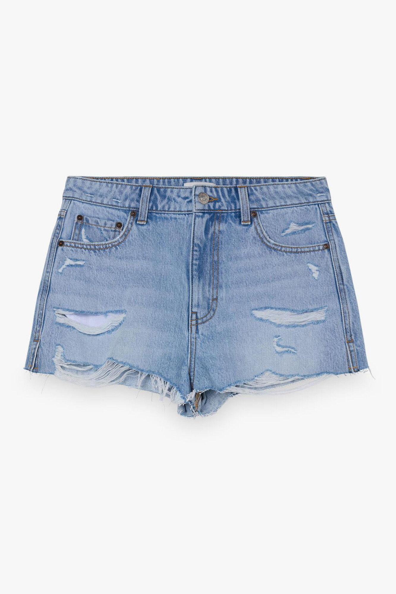 Balmohk Pantal&oacute;n corto desgastado denim