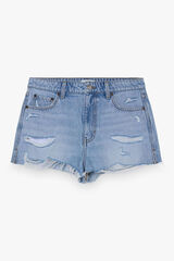 Balmohk Cal&ccedil;&otilde;es denim desbotados azul
