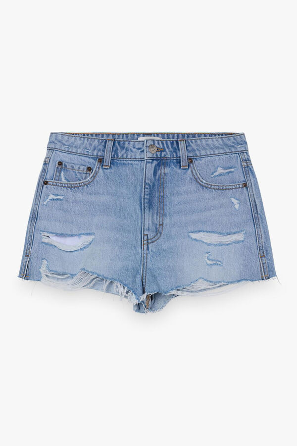 Balmohk Cal&ccedil;&otilde;es denim desbotados azul