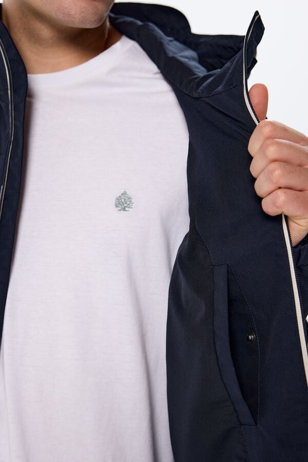 Springfield Parka t&eacute;cnica azul