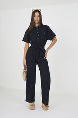 Brave Soul Mono largo de manga corta negro