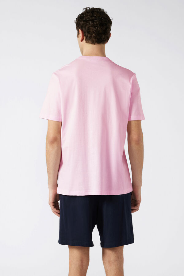 Champion Camiseta de algod&oacute;n hombre rosa