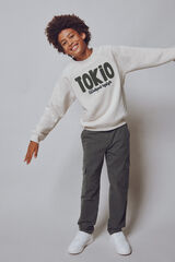 Springfield Kids Sudadera Tokio ni&ntilde;o blanco