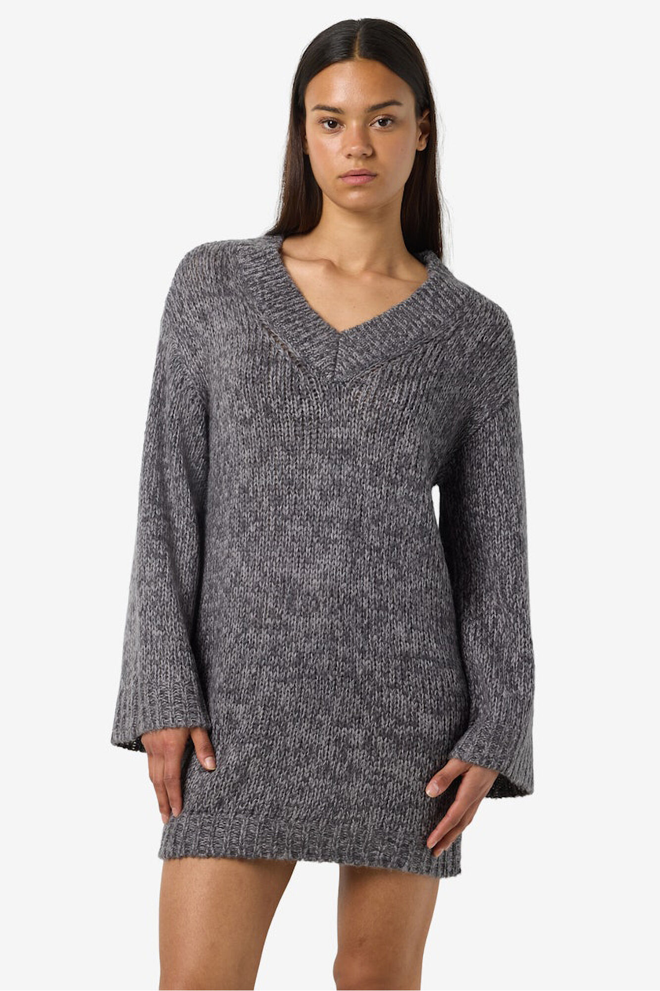 Noisy May Vestido curto de malha 