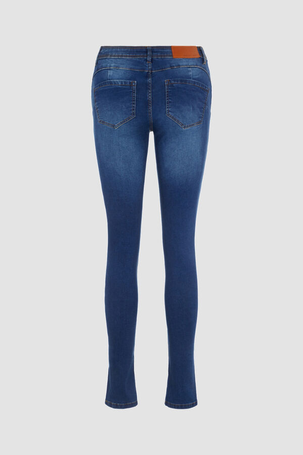 Springfield Jeans slim efeito push-up azulado