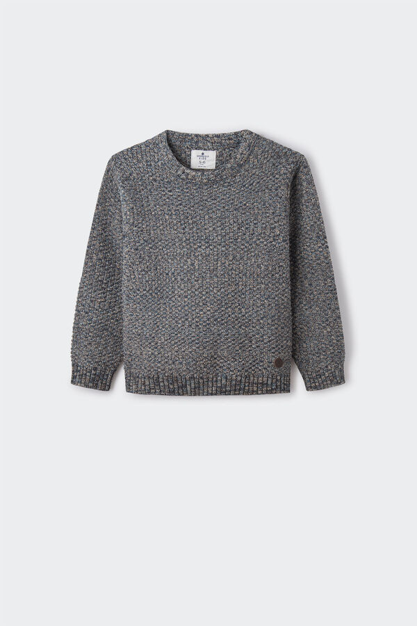 Springfield Kids Camisola malha tor&ccedil;al menino azul