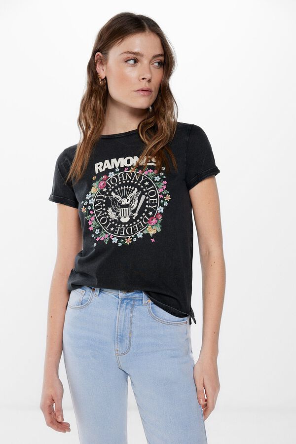 Springfield Camiseta "Ramones" amarillo