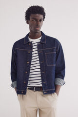 Springfield Cazadora vaquera boxy fit azul