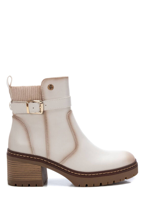 XTI Bota Chelsea bege