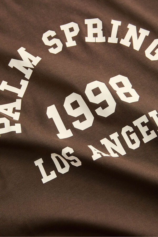 Jack & Jones Camiseta regular fit marr&oacute;n