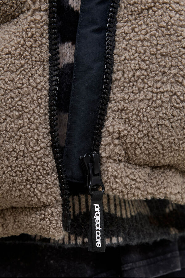 Jack & Jones Casaco puffer Teddy cru