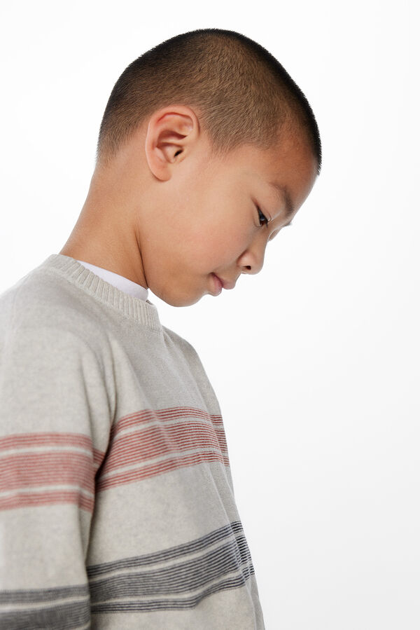 Springfield Kids Camisola riscas menino cinzento