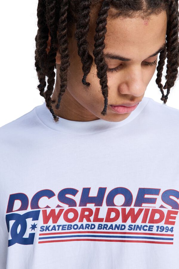 DC Shoes T-shirt de manga curta branco