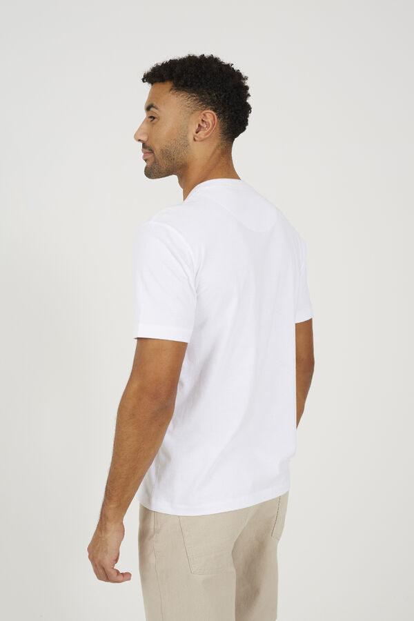 Brave Soul Polo cuello con botones blanco