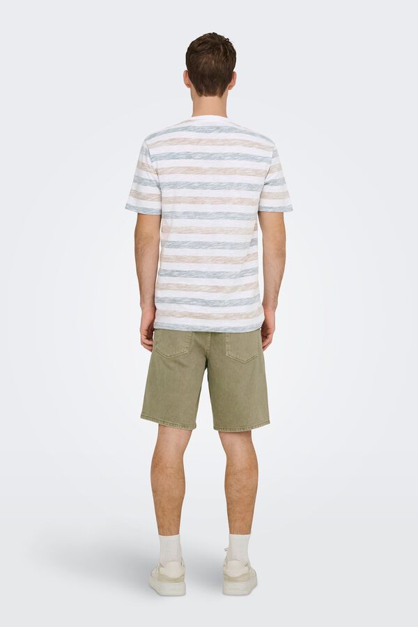 Only & Sons T-shirt de manga curta branco