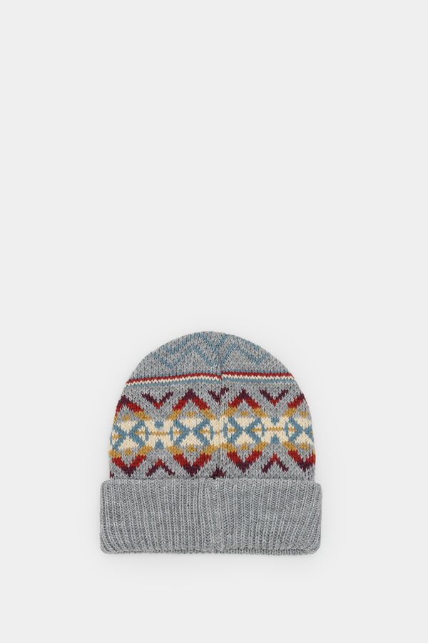 Springfield Gorro beanie jacquard gris gris