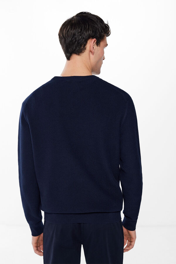 Springfield Camisola estrutura cor azul