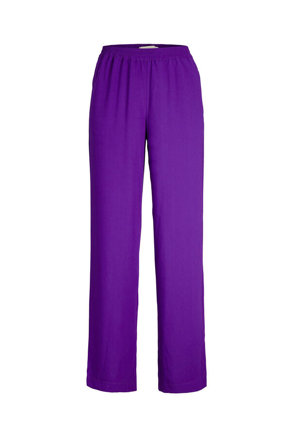 Jack & Jones Pantal&oacute;n fit regular morado/lila