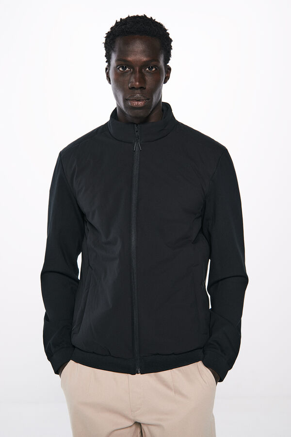 Springfield Chaqueta acolchada combinada negro