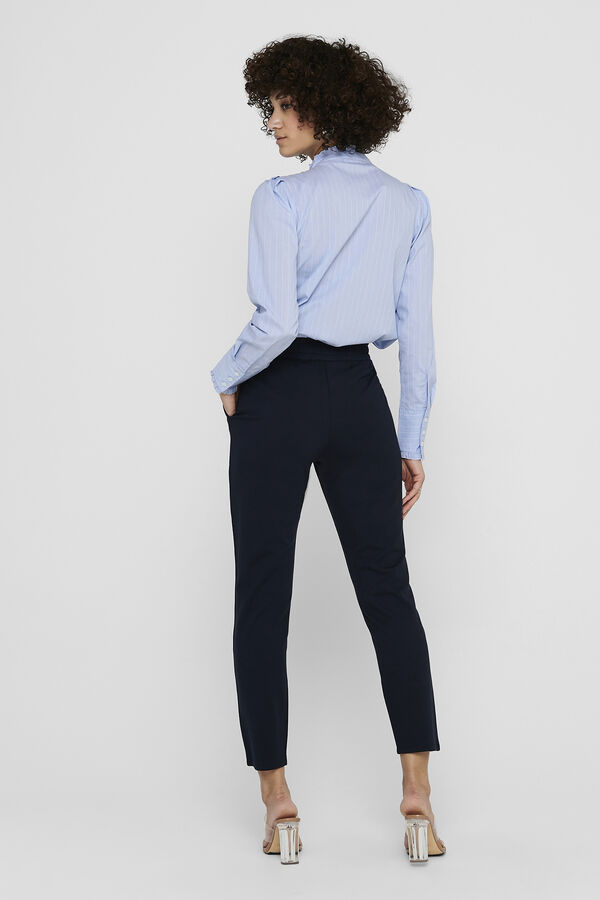 JDY Cal&ccedil;as de malha cinzento