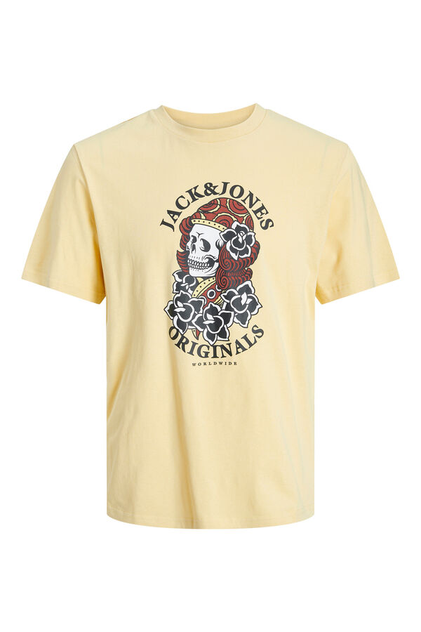 Jack & Jones Camiseta fit estándar amarillo