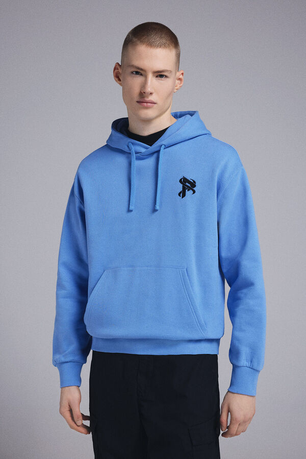 Springfield Sudadera capucha under control Pedri x Springfield azul