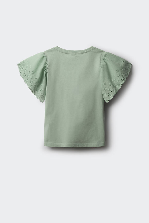 Springfield Kids Camiseta Volantes niña verde