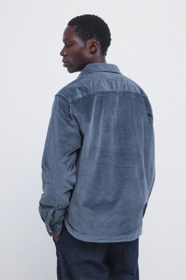 Springfield Sobrecamisa pana azul
