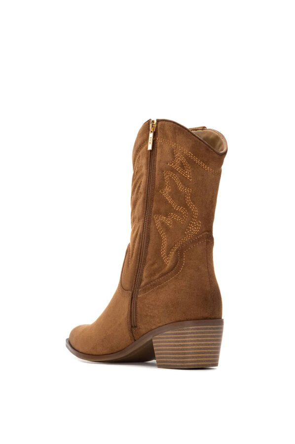 XTI Botin Cowboy Bordado nude