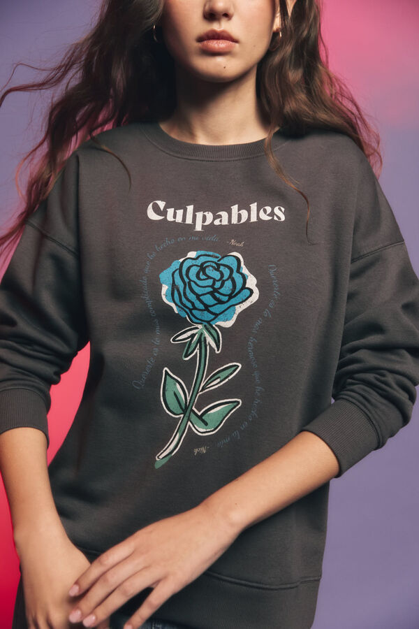 Springfield Sudadera "Culpables" negro