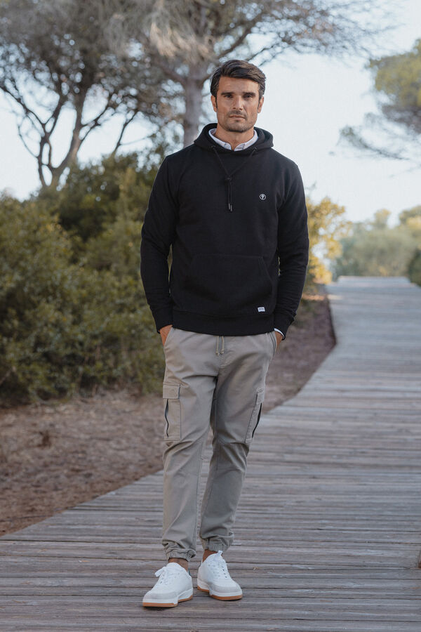 Celopman Sudadera B&aacute;sica Cuello Caja azul