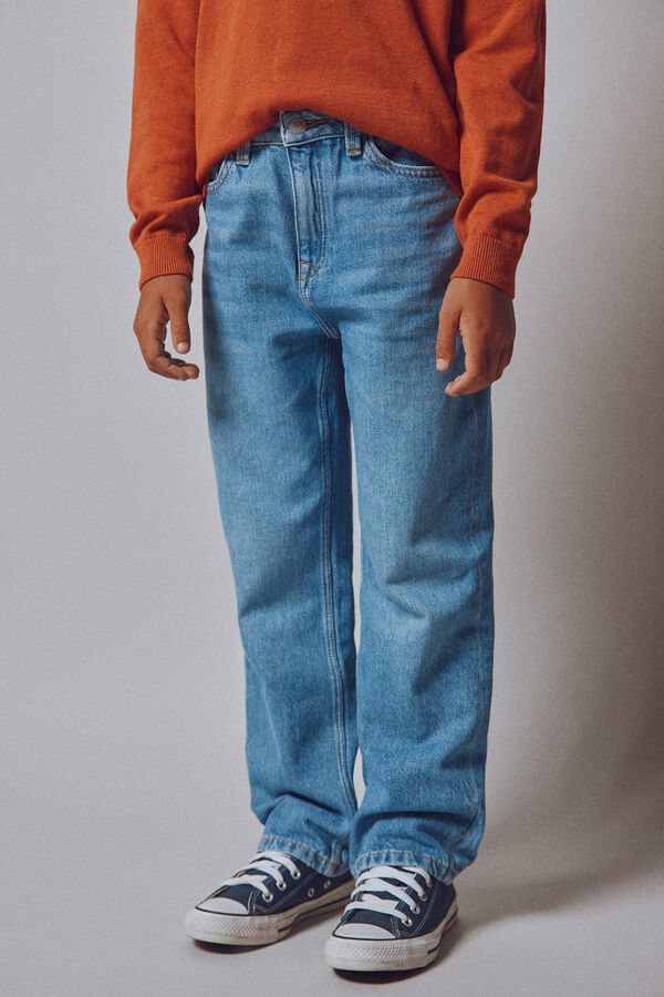 Springfield Kids Pantalon denim skater ni&ntilde;o azul