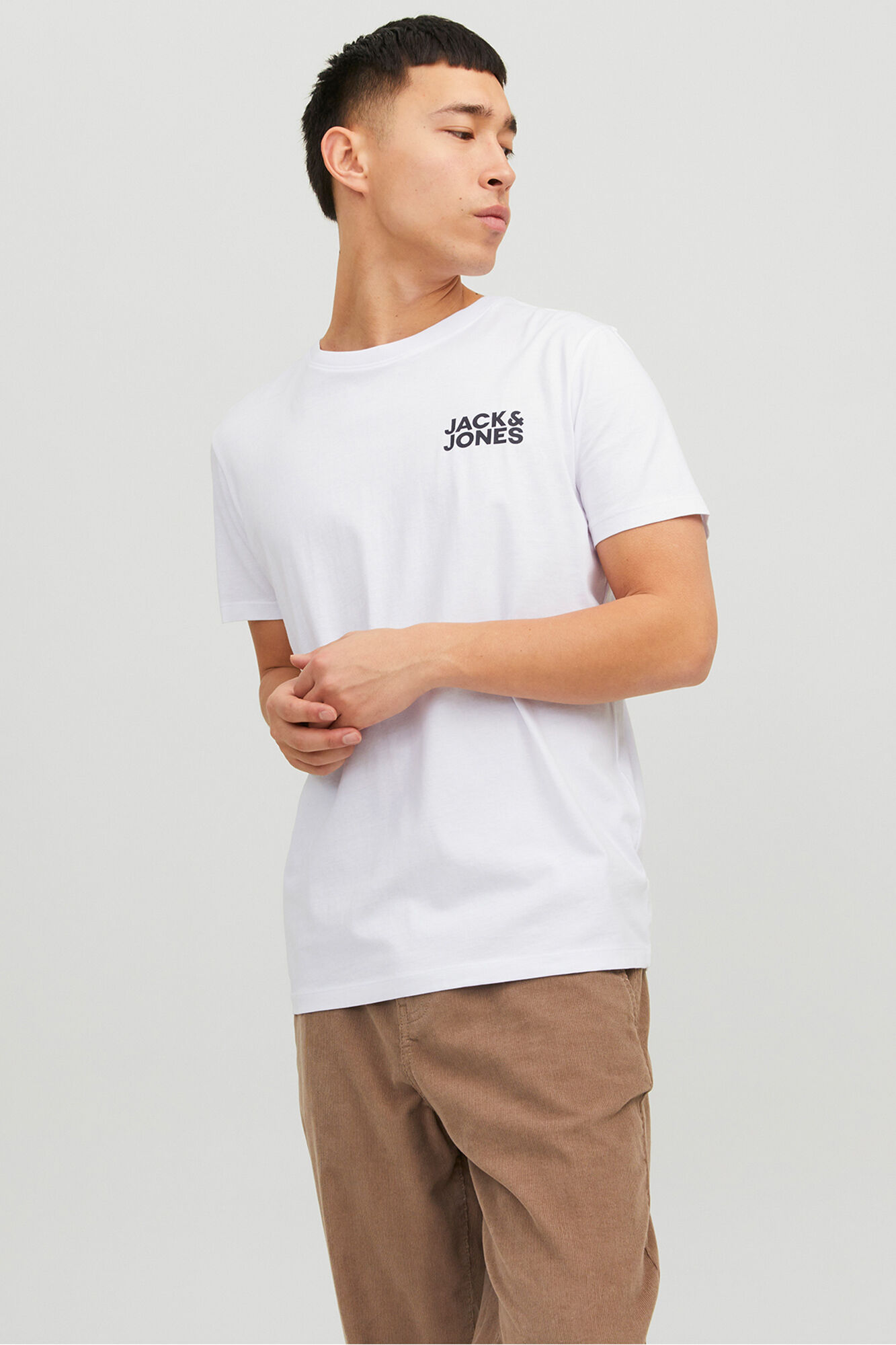 Jack & Jones T-shirt b&aacute;sica logo