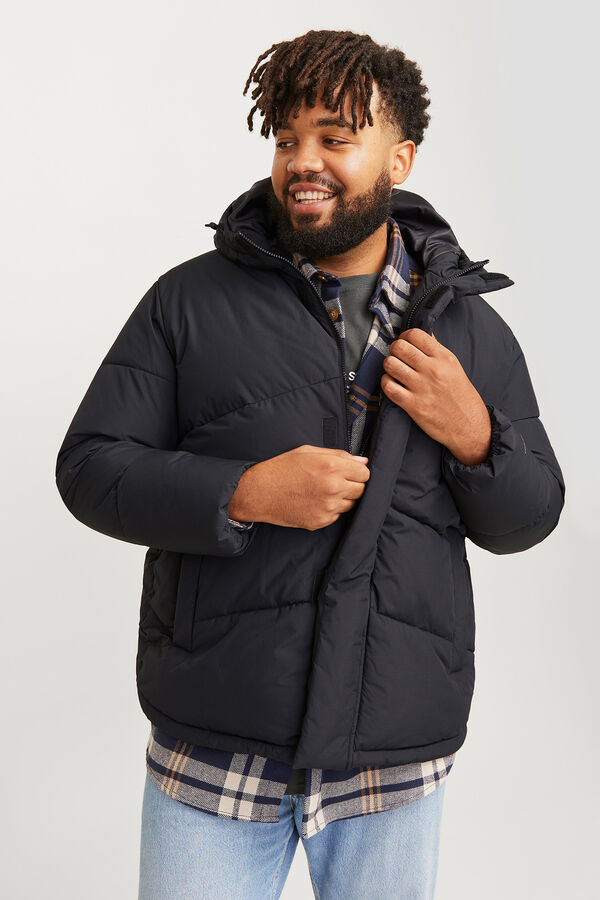 Jack & Jones PLUS Chaqueta acolchada Plus negro