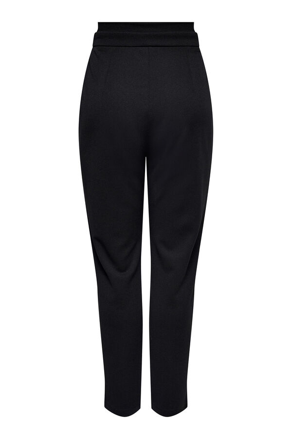 JDY Pantal&oacute;n recto tiro alto negro