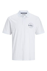 Jack & Jones PLUS Polo est&aacute;ndar fit blanco