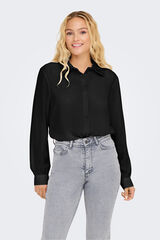 JDY Camisa manga larga negro