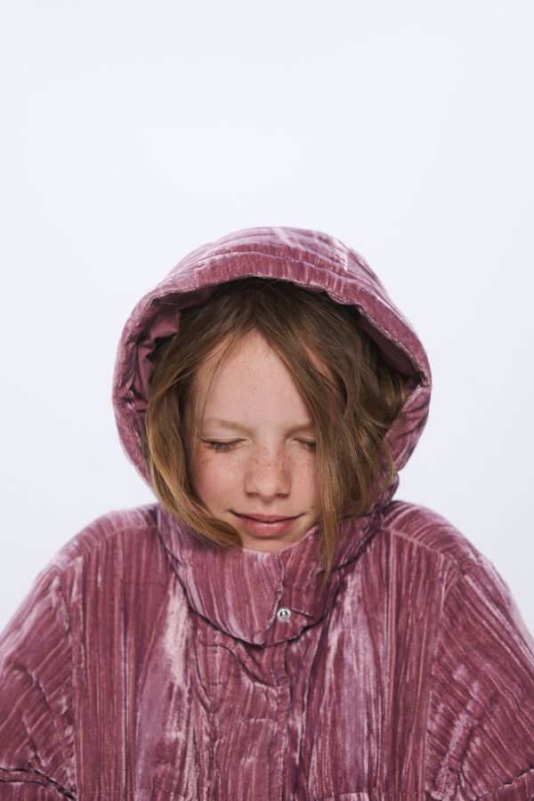 Springfield Kids Chaqueta acolchada velour ni&ntilde;a morado/lila