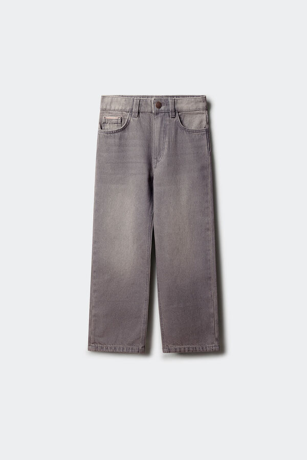 Springfield Kids Denim straight ni&ntilde;o gris